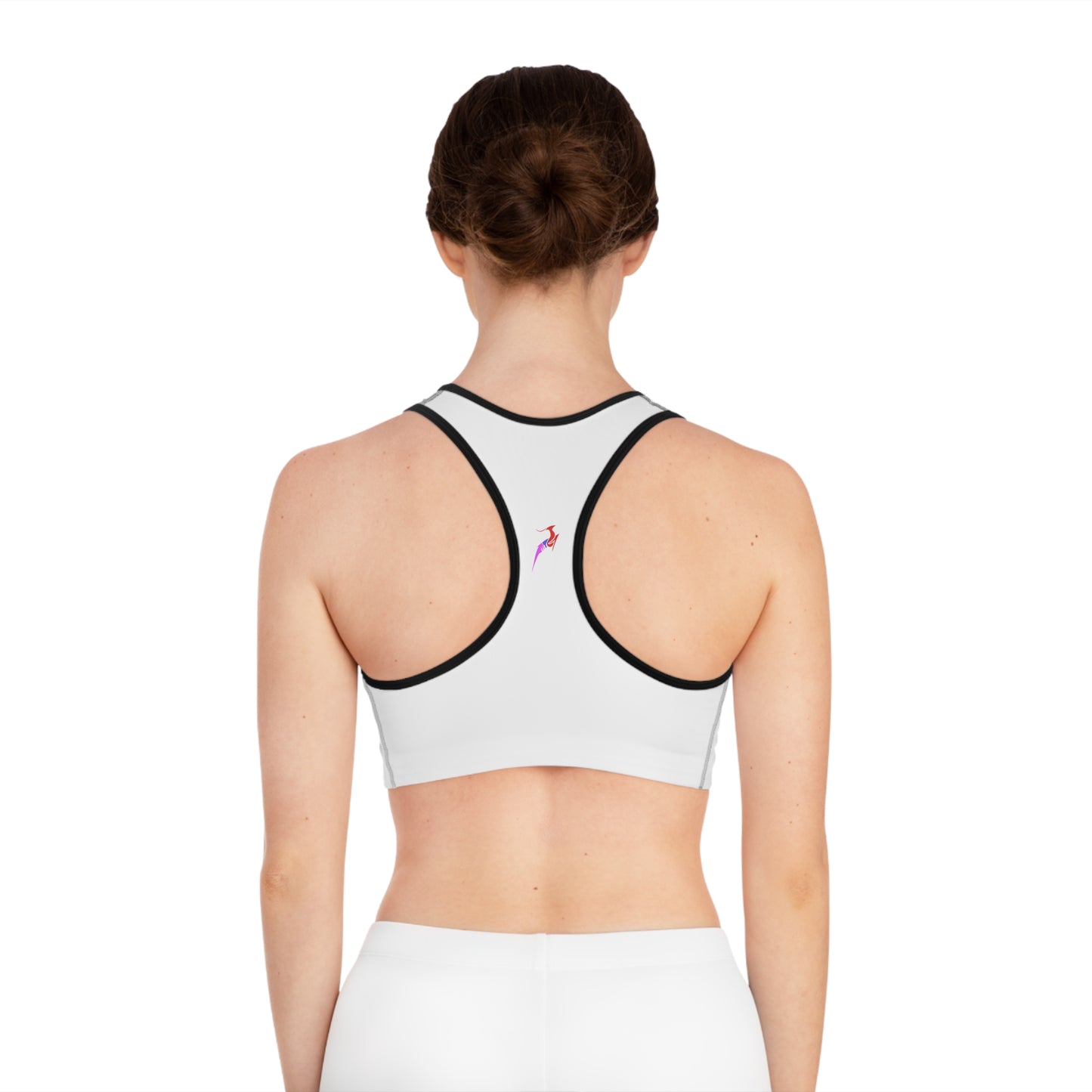 White Sports Bra