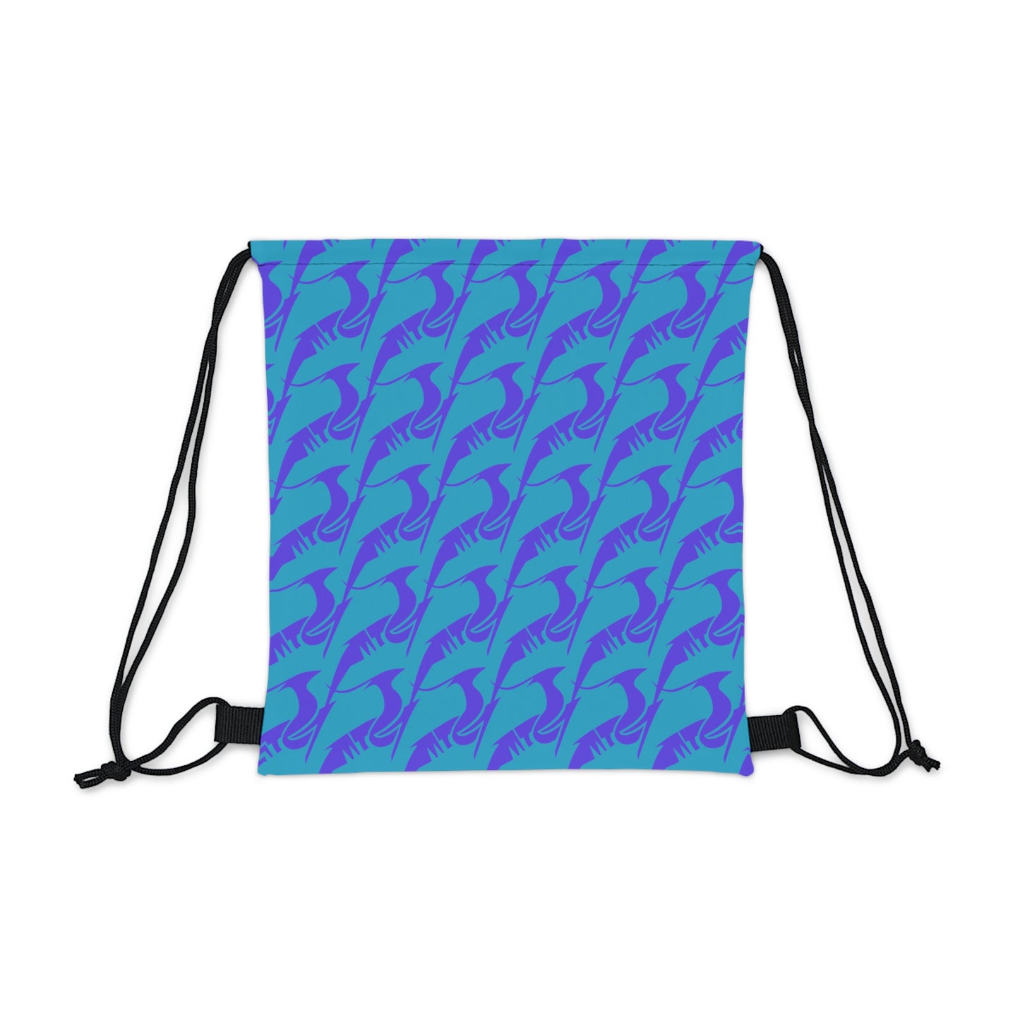 Drawstring Bag Black & Blue