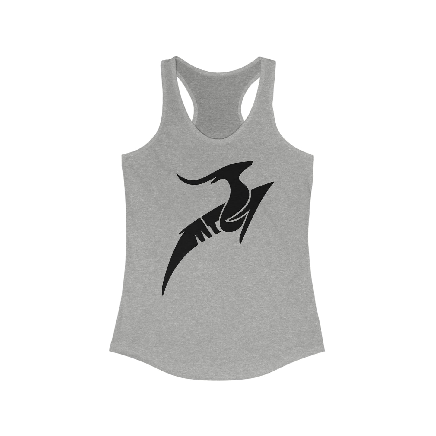 Women's Racerback Tank - Giant Black Gazelle
