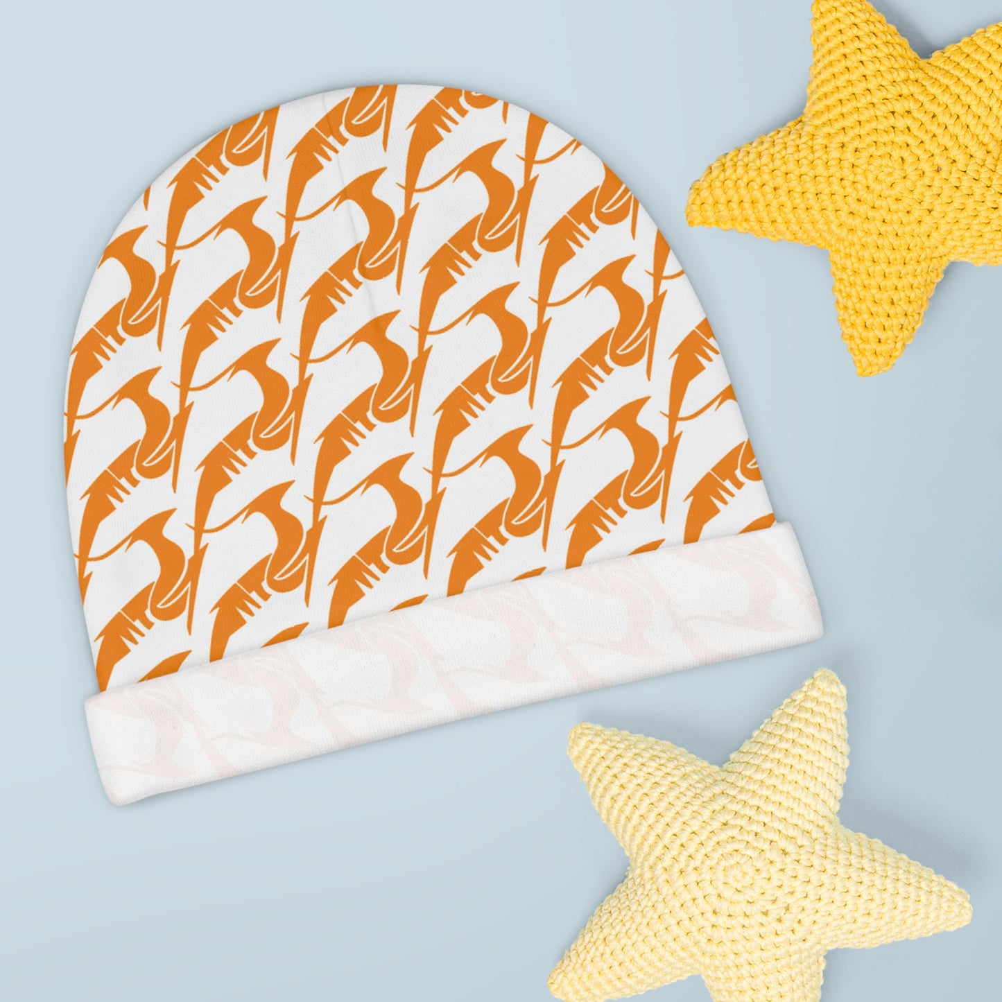 Baby Beanie Orange Gazelles