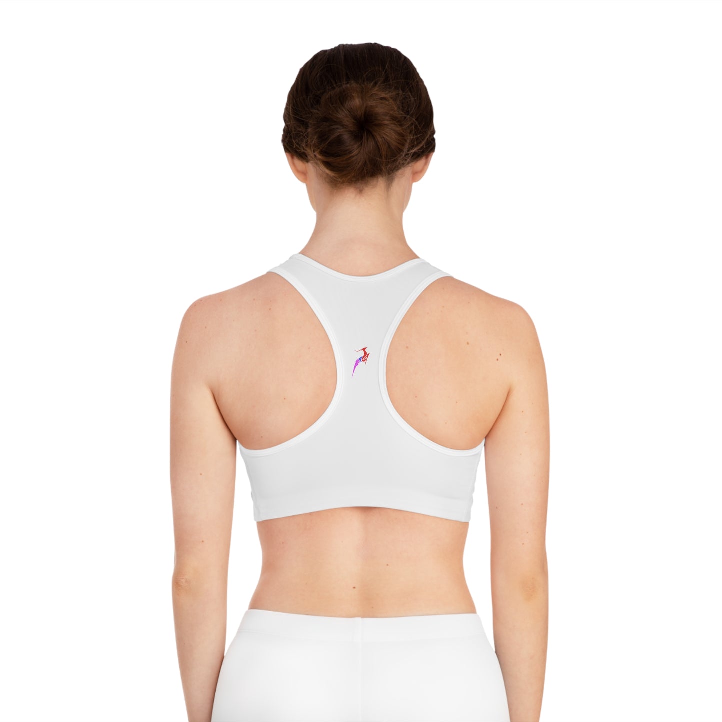 White Sports Bra