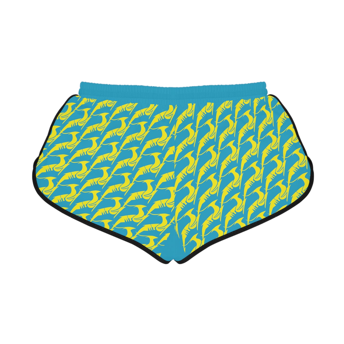 Women's Relaxed Shorts Yellow & Green
