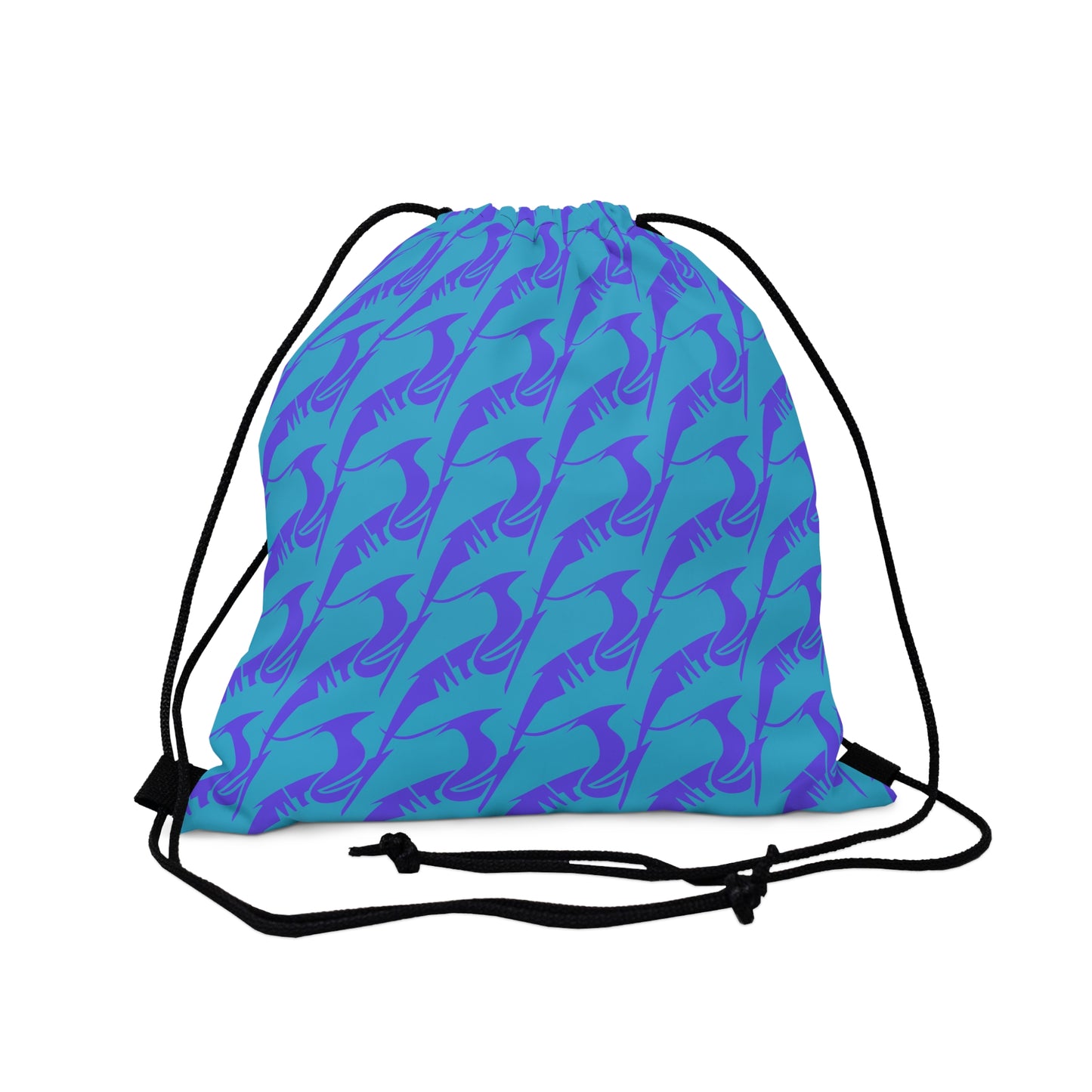 Drawstring Bag Black & Blue