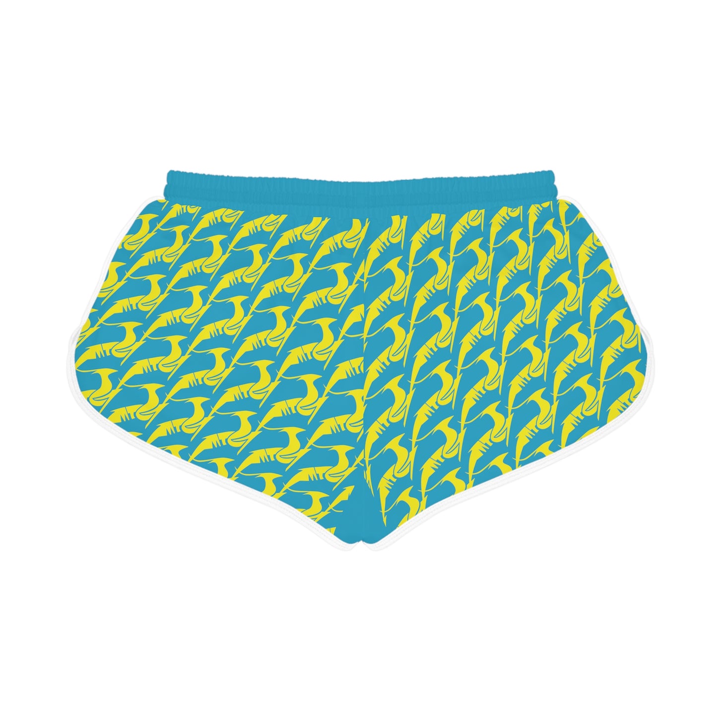 Women's Relaxed Shorts Yellow & Green