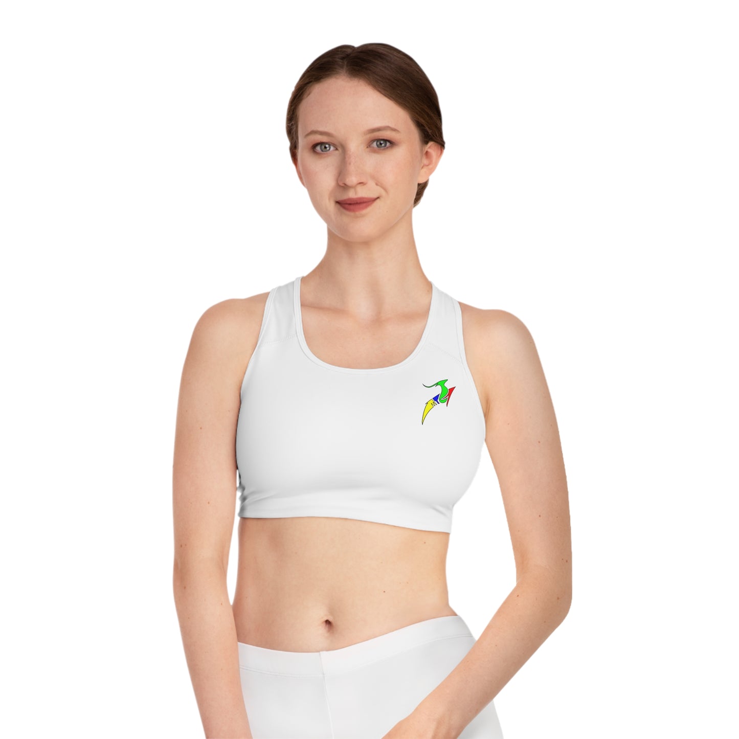 White Sports Bra