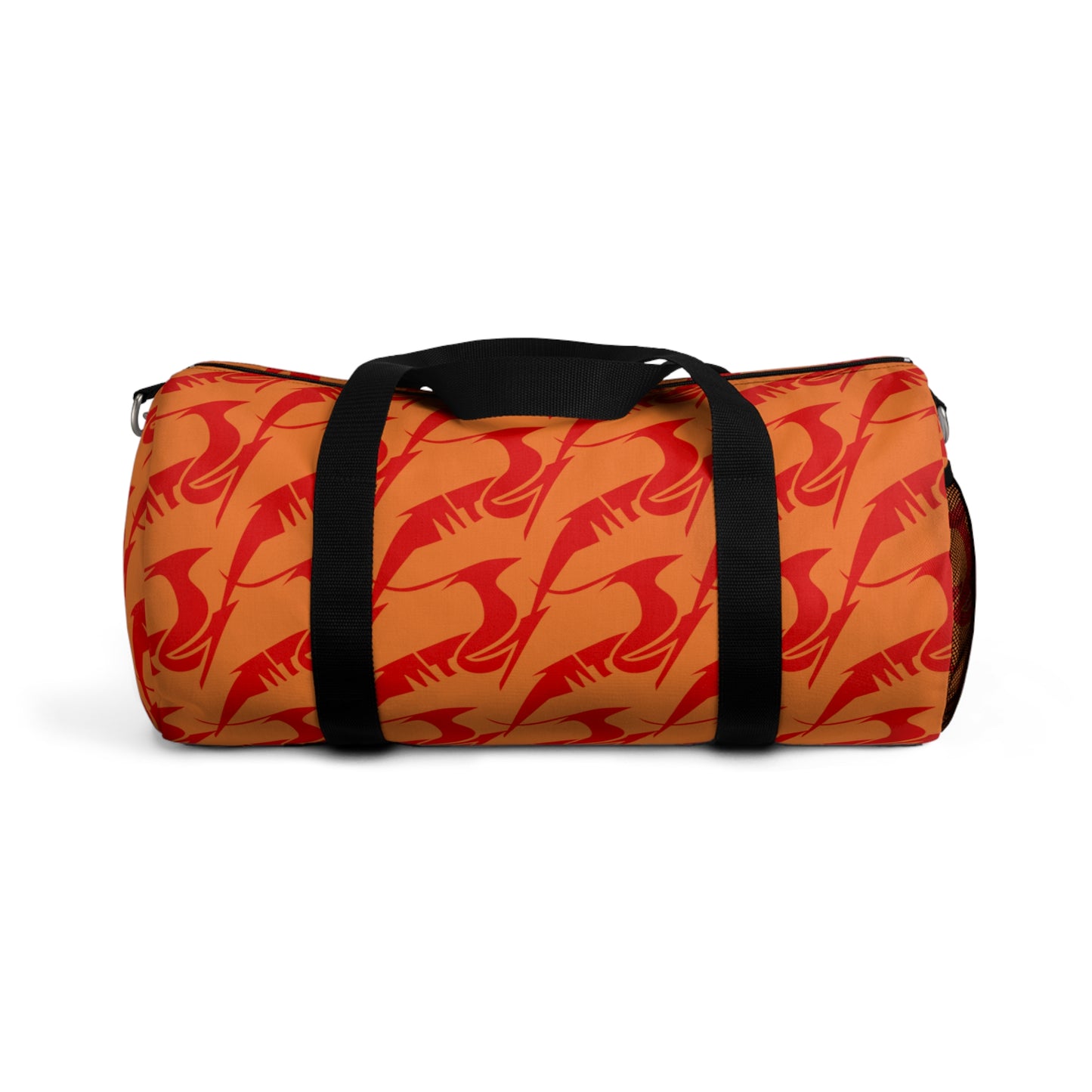 Duffel Bag Red on Orange