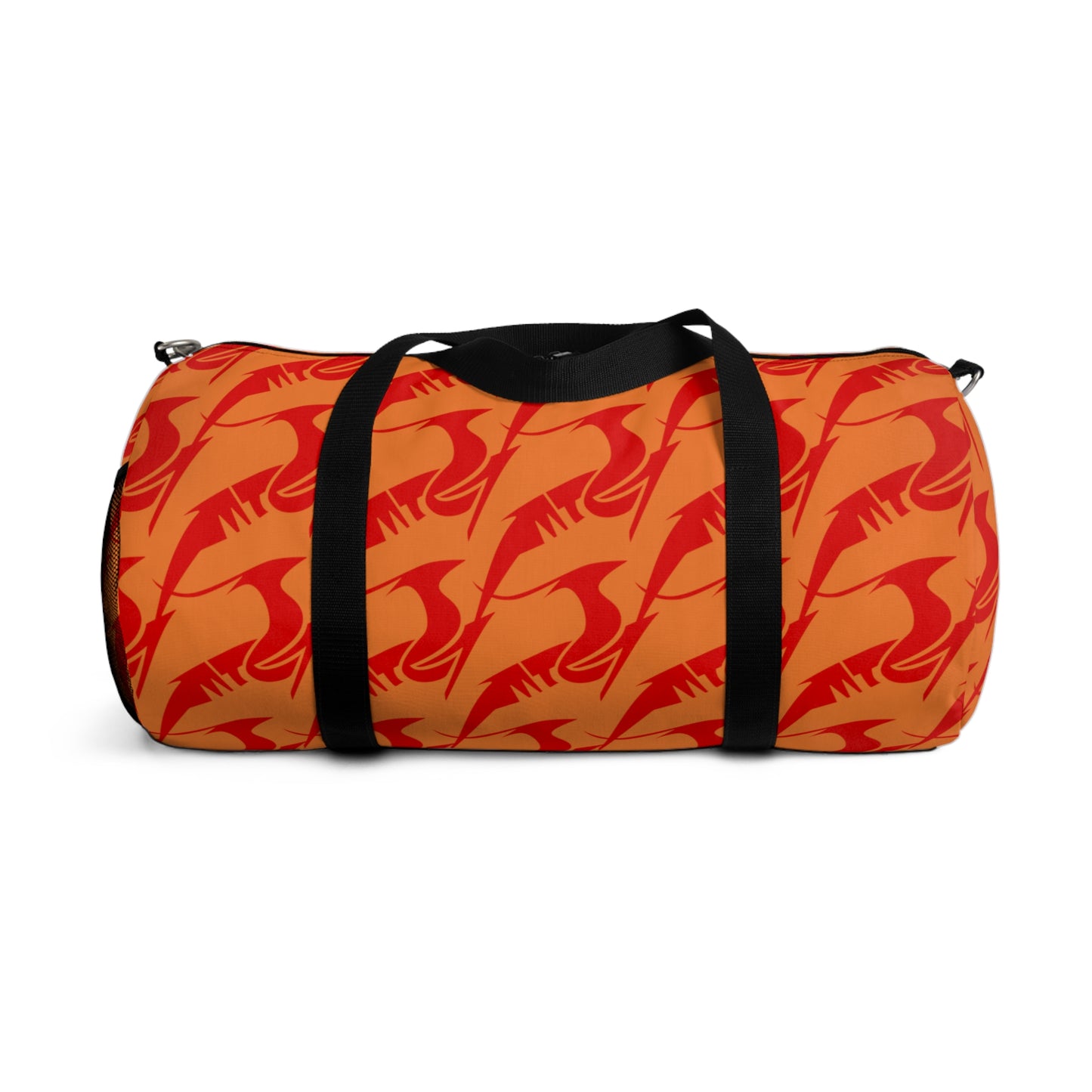 Duffel Bag Red on Orange